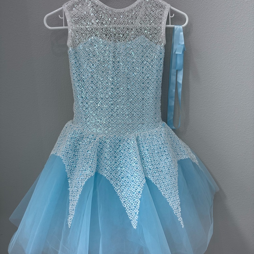 Revolution Shimmering Ice Blue Dance Costume